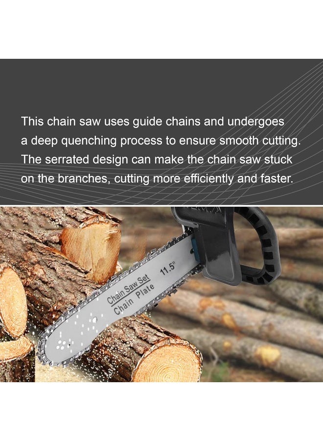 11.5" Electric Chainsaw Stand Attachment Kit, Angle Grinder Converter, Wood Cutting Chain Blade Bracket Set for DIY, Garden, Forestry & Tree Trimming - Image 5
